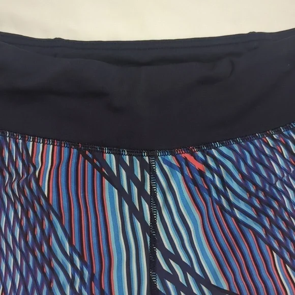 Athleta Ready Set Go 2 in 1 Shorts, Color Navy/Black Size S - Picture 7 of 16